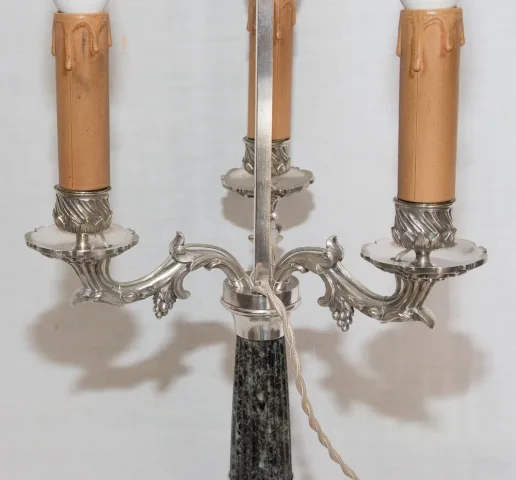 FRENCH RESTAURATION PERIOD BOUILLOTTE LAMPS