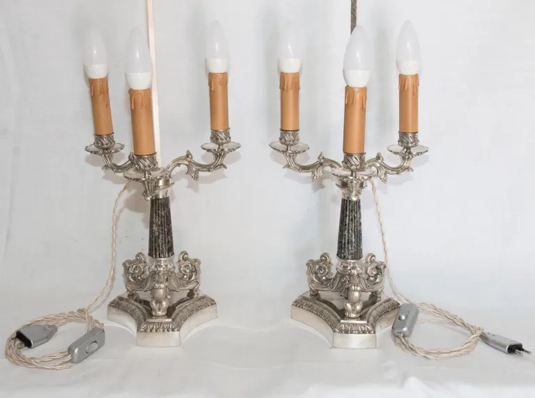 BOUILLOTTE-LAMPEN AUS DER FRANZÖSISCHEN RESTAURATIONSZEIT