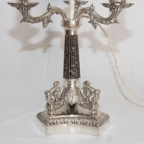 FRENCH RESTAURATION PERIOD BOUILLOTTE LAMPS