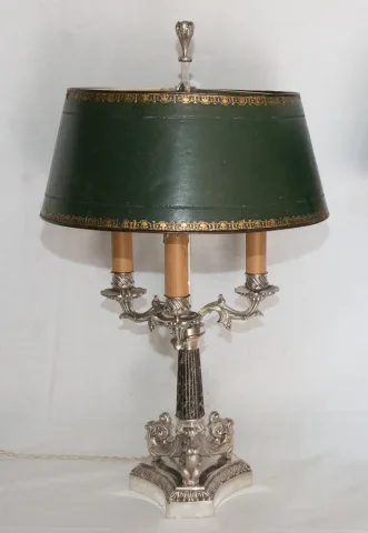 FRENCH RESTAURATION PERIOD BOUILLOTTE LAMPS