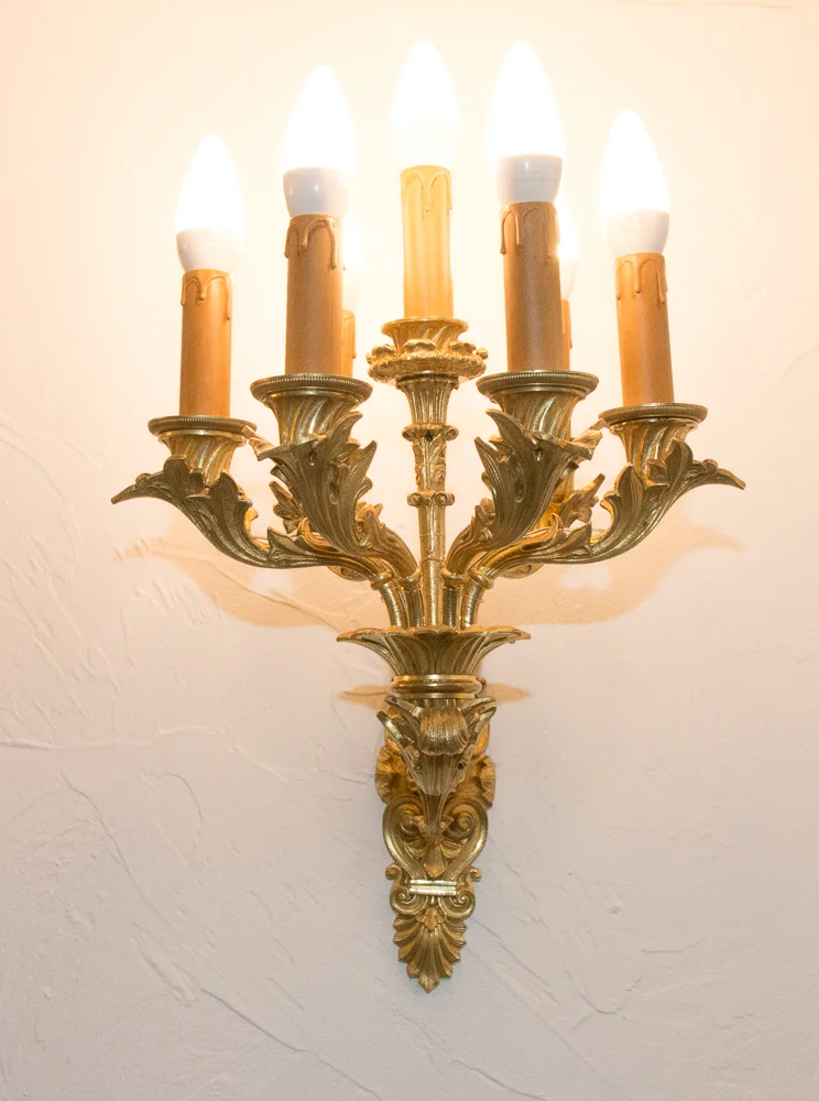 Wandleuchten aus der französischen Restaurationszeit