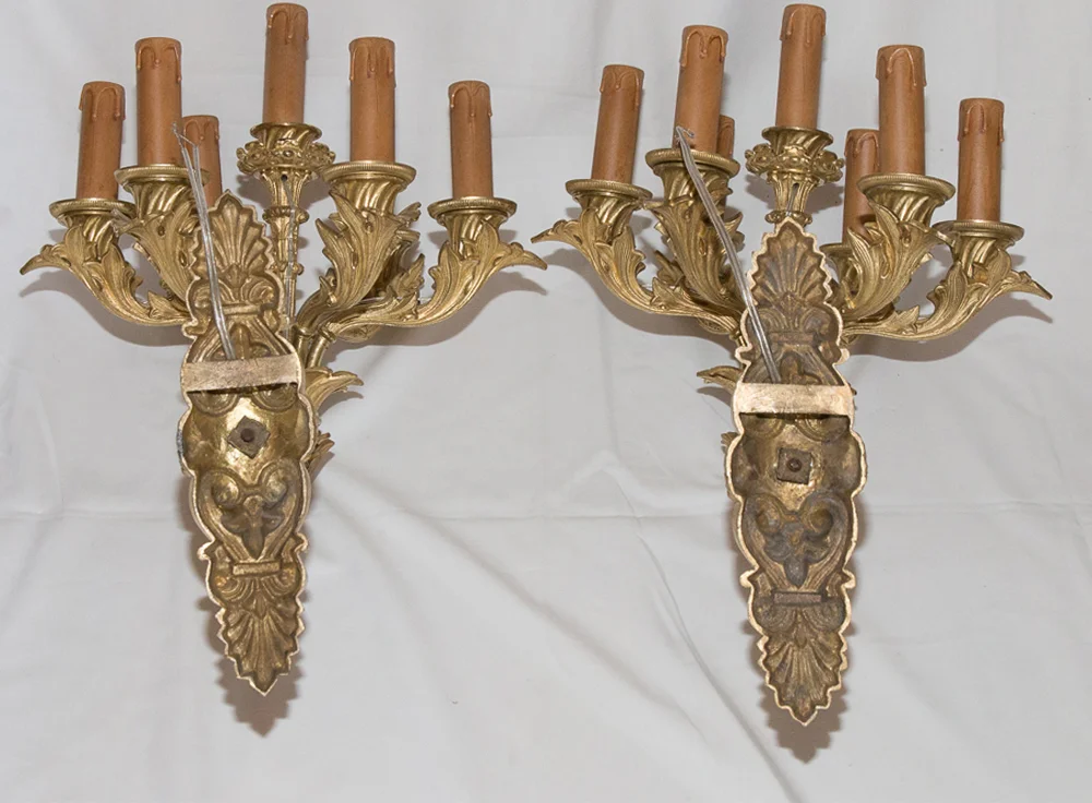 Wandleuchten aus der französischen Restaurationszeit