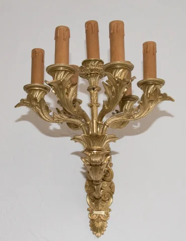 LUCI DA PARETE PERIODO DI RESTAURO FRANCESE