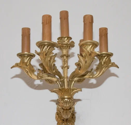 LUCI DA PARETE PERIODO DI RESTAURO FRANCESE