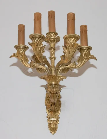 LUCI DA PARETE PERIODO DI RESTAURO FRANCESE