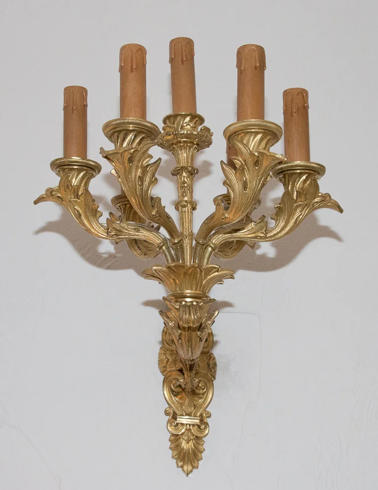 Wandleuchten aus der französischen Restaurationszeit