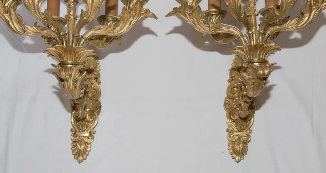 LUCI DA PARETE PERIODO DI RESTAURO FRANCESE