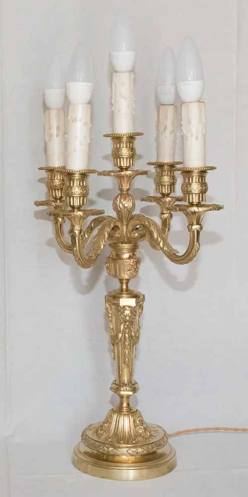 COPPIA DI CANDELABRI PERIODO DI NAPOLEONE III