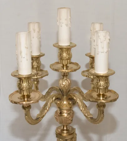 PAIR OF NAPOLEON III PERIOD CANDELABRA