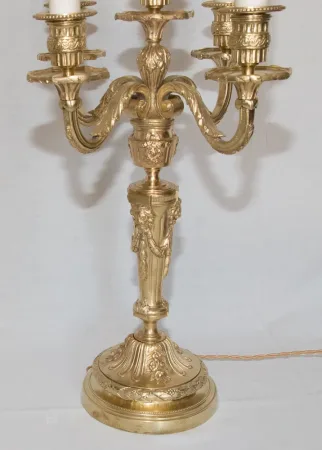 PAIR OF NAPOLEON III PERIOD CANDELABRA