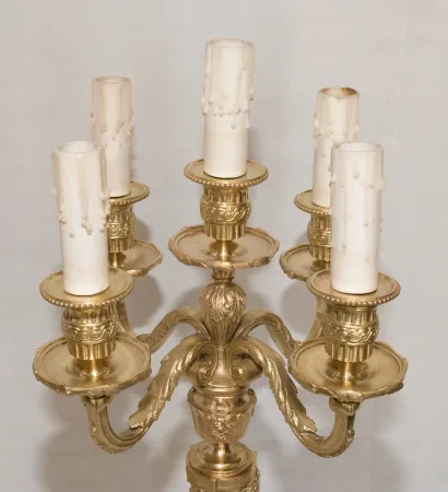PAIR OF NAPOLEON III PERIOD CANDELABRA