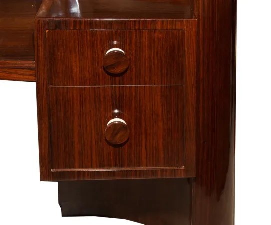 Coiffeuse et son pouf époque Art déco