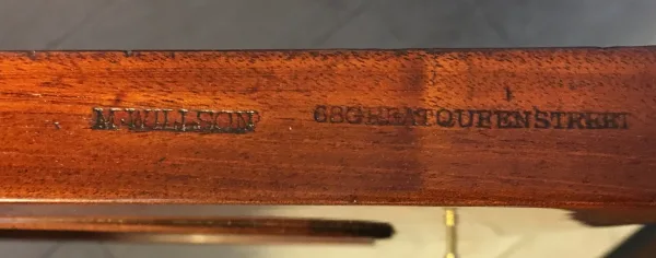 Bibliothèque Anglaise en acajou  M Willson début XIXe