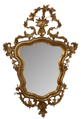 Miroir En Bois Doré  époque Napoéon III