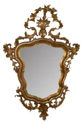 Miroir En Bois Doré  époque Napoéon III