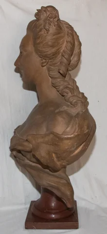 Marie Antoinette Buste En Terre Cuite B Feinberg Fin XIXe