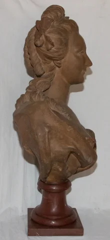 Marie Antoinette Buste En Terre Cuite B Feinberg Fin XIXe