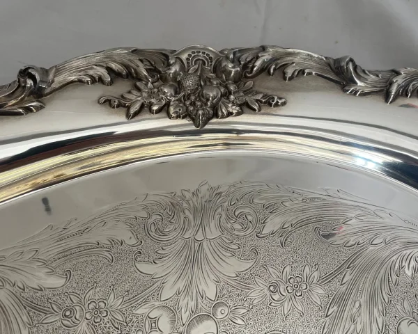 SILVER PLATE TRAY