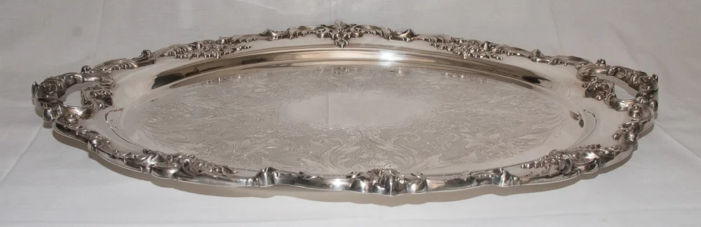 SILVER PLATE TRAY