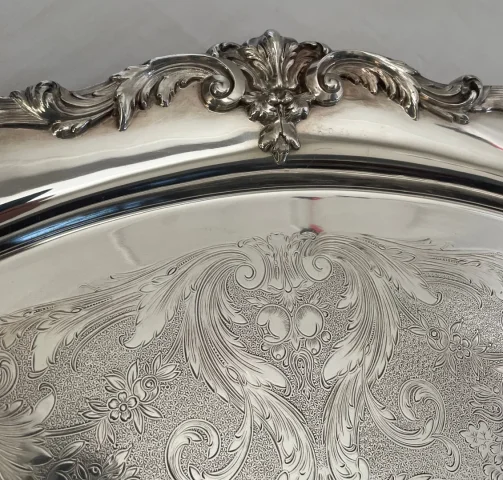 SILVER PLATE TRAY