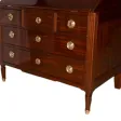 Commode scriban en acajou époque Louis XVI