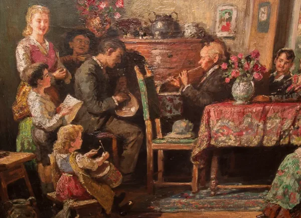 Scène de genre Alberto Cecconi 1897–1973