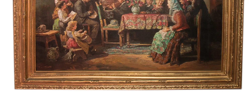 Scène de genre Alberto Cecconi 1897–1973