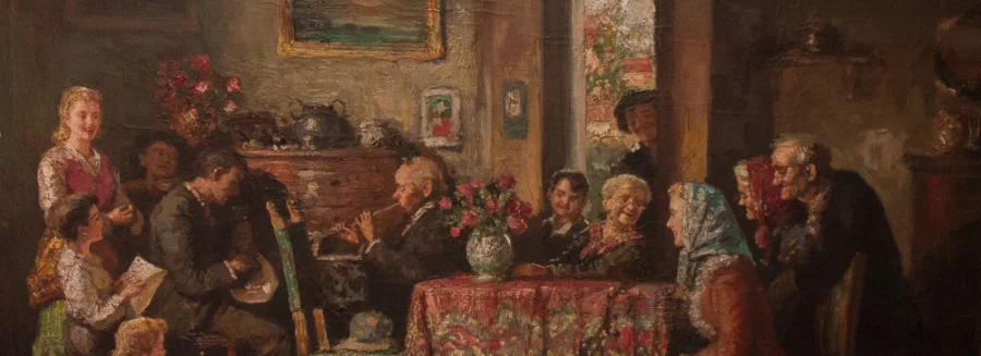 МАСЛО НА ХОЛСТЕ, подпись CECCONI