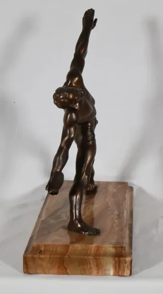 Bronze le lanceur de disque époque art déco