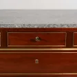 Commode en acajou  estampillée F SCHEY époque Louis XVI