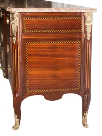 Commode En Marqueterie époque Transition