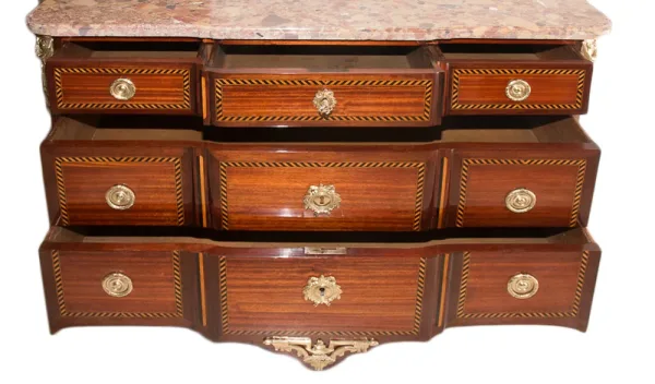 Commode En Marqueterie époque Transition