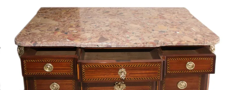 Commode En Marqueterie époque Transition