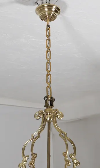Lanterne en bronze doré milieu XIXe siècle