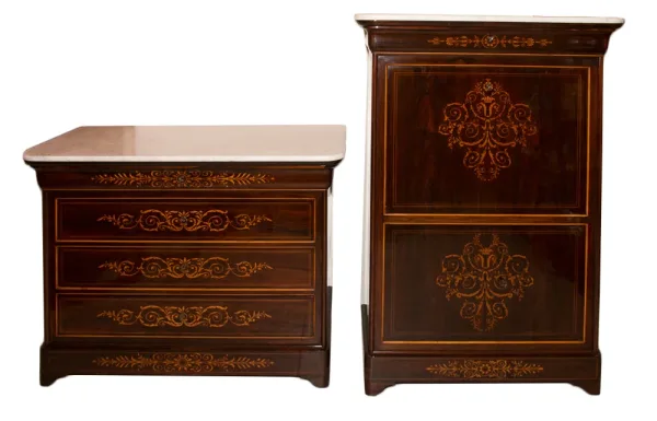 Commode et secrétaire époque Charles X