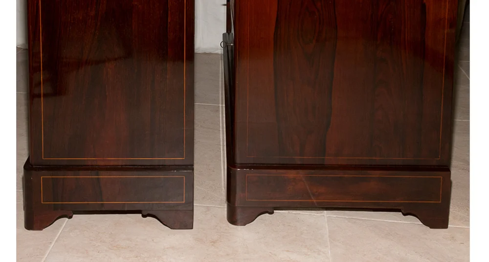 CHARLES X PERIODE LADENKAST EN SECRETAIRE