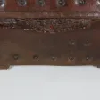Malle de voyage en cuir époque XVIIIe siècle