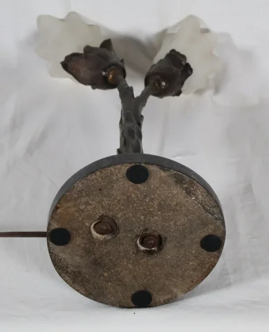 Lampe en bronze art nouveau Ludwig BECK