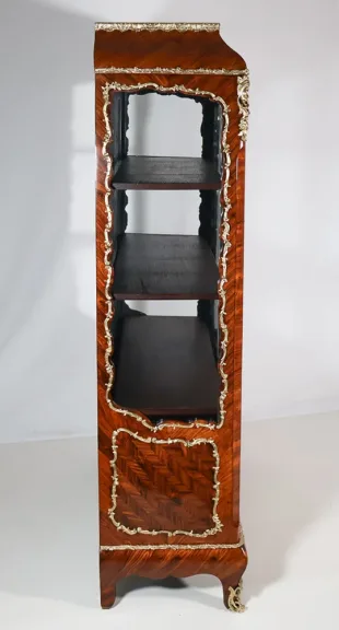 Vitrine en bois de violette époque Napoléon III