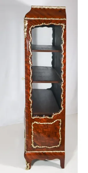 Vitrine en bois de violette époque Napoléon III