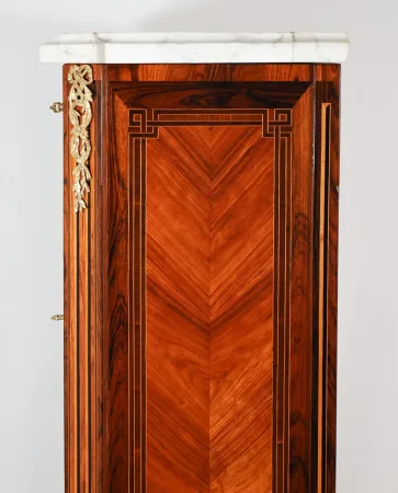 Secrétaire Chiffonnier en marqueterie  époque Louis XVI
