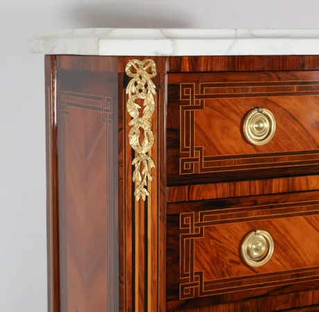 Secrétaire Chiffonnier en marqueterie  époque Louis XVI