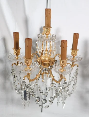 PAIR OF NAPOLEON III PERIOD WALL LIGHTS