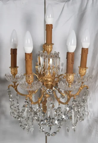 PAIR OF NAPOLEON III PERIOD WALL LIGHTS