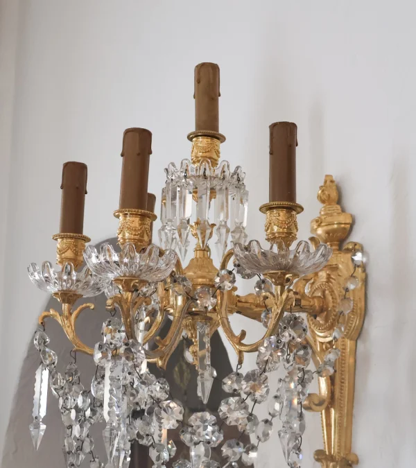 PAAR WANDLEUCHTEN AUS DER ZEIT DES NAPOLEON III