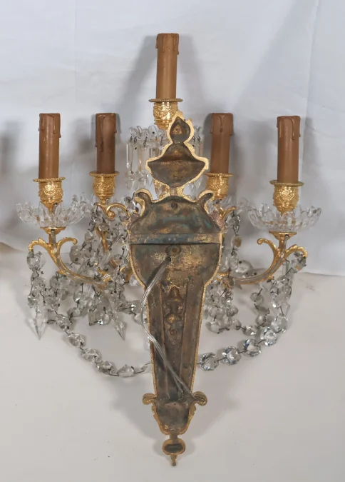 PAAR WANDLEUCHTEN AUS DER ZEIT DES NAPOLEON III