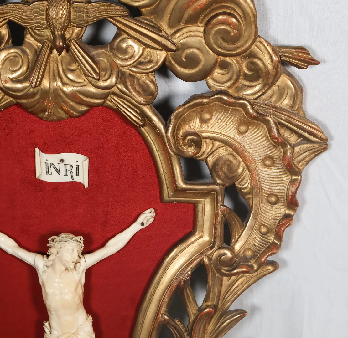 LOUIS XV PERIOD IVORY CHRIST