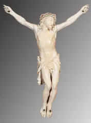 CHRISTUS AUS ELFENBEIN AUS DER ZEIT VON LOUIS XV