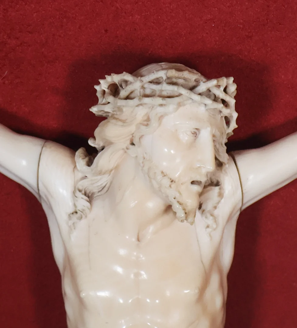 LOUIS XV PERIOD IVORY CHRIST