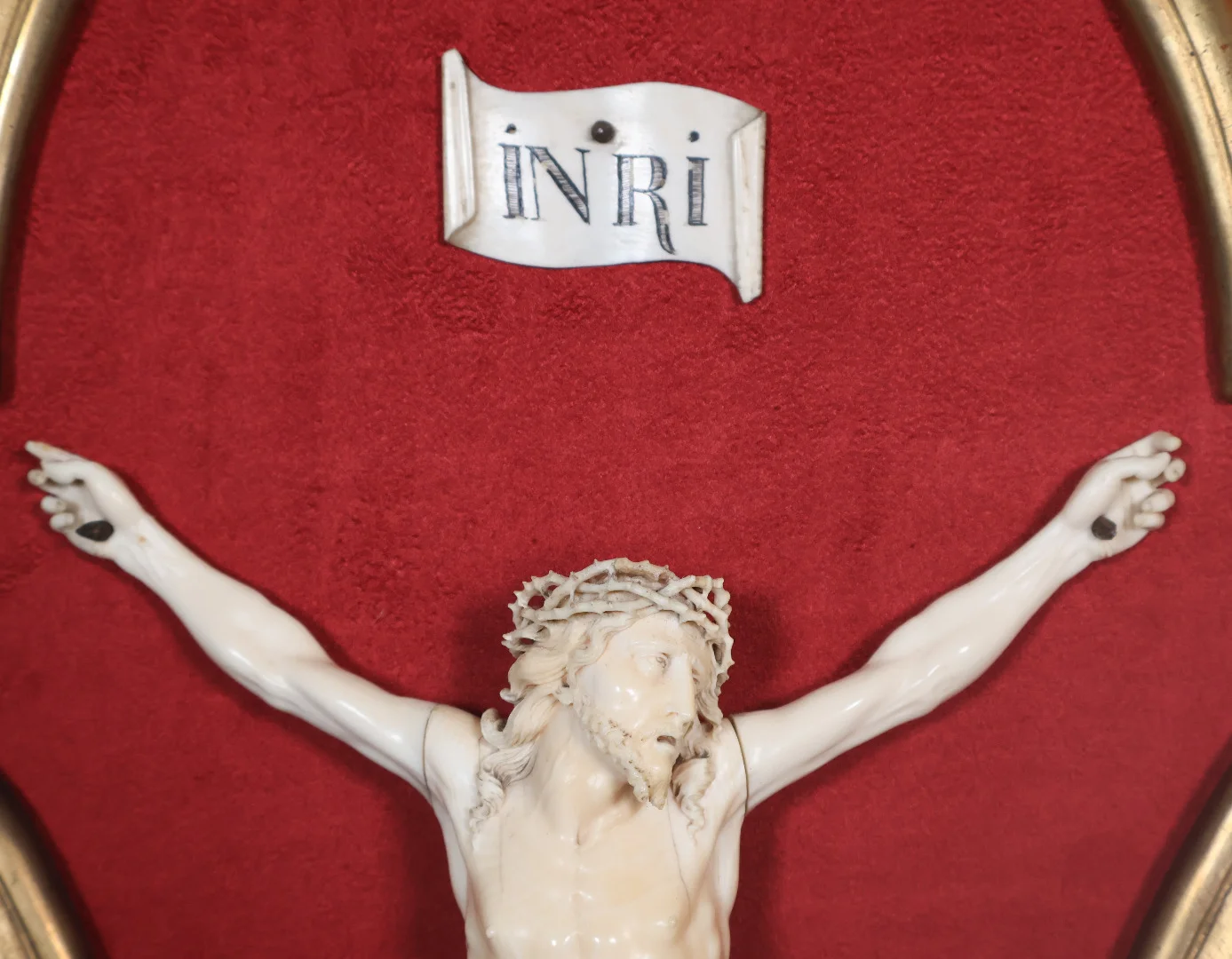 LOUIS XV PERIOD IVORY CHRIST